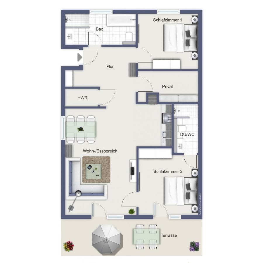 Haus Am Wald Wohnung Meer 비텐베크 외부 사진